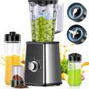 Smoothie Blender, Personal Blenders for Smoothies and Shakes, Smoothies Maker and Coffee Grinder with 2 To-Go Cups, Countertop Blender for Kitchen, BPA Free