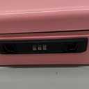 Jssmst Locking Cash Box with Coin Lid, 11.8L x 9.5W x 3.5H Inches, Latch Safe Money Box with Combination Lock, Pink