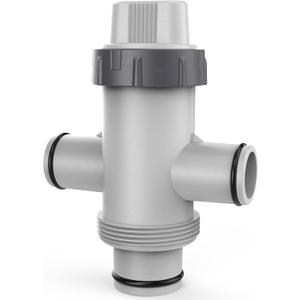 Split Swimming Pool Hose Plunger Valve, 2 in 1 Hose Plunger Valve, Above Ground Pools Accessories, On Off Plunger Valves Swimming Pool Part for Filter Circulation System