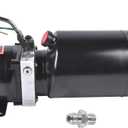 Hydraulic Power Unit 110V Single Phase Hydraulic Pump 10 Quart 2.5 Gallon Reservoir 2.2 KW 3400 RPM 1.7 GPM for Car Lift Auto Shop Repair