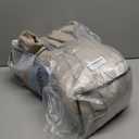 Greyish Beige Pleated Blackout Curtains 96 Inches Long 2 Panels Set for Dining Living Room Darkening Neutral Memory Shape Pinch Pleat Black Out Heavy Duty Thermal Insulated Curtain Drapes with Liner (Burlywood Birch)