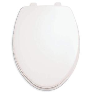 American Standard 5311012.020 Laurel Elongated Wood Toilet Seat with Cover, White