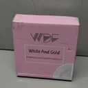 WDF 60pcs Gold Dessert Plates-7.5inch Baroque White and Gold Small Dessert Plates/Disposable Salad/Appetizer Plate for Upscale Bridal Shower/Wedding/Birthday