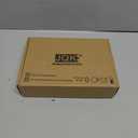 JQK Bathroom Glass Shelf, Tempered Glass Shower Storage 8 by 5 inches, 304 Stainless Steel Brushed Finish Wall Mount, TGS101L8-BN