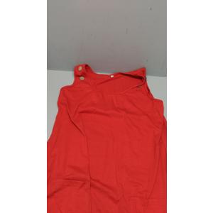 WEESO Summer Dresses for Women Tank Casual Sleeveless Casual Mini Fashion Beach Vacation Dresses with Pockets (Small, Red)
