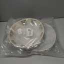 10 Inch Wooden Round Tambourine, Double Row Tambourine with Metal Jingles, Hand Held Percussion Musical Instrument for KTV, Party, Church (2 Pcs)