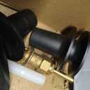 39619 Bathtub Shower Handle Remodel/Rebuild Trim Kit, Shower Knob 3 Piece for Price Pfister Verve Faucets, Includes 12H-2H, 12H-2C, 12H-18D Stems and Tubs knob Handle and Flange Base (Matte Black)