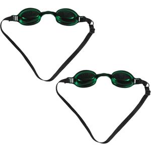 2 Pairs Protective Goggles for Red Light Eye Protection, See-Through Tanning Bed Goggles Tanning Eyewear for Sunbathing IPL LED Light Process without Blocking Vision