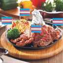 4 x stidsds 100 Pcs Pride Rainbow Flag Transgender Toothpick Flags Mini Small Gay LGBTQ Cupcake Toppers Stick Flags Banner Rainbow Party Cocktail Fruit Decoration