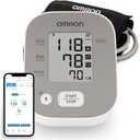 OMRON Bronze Upper Arm Blood Pressure Monitor - Clinically Validated Blood Pressure Arm Cuff - Use OMRON Connect App for Unlimited Free Measurements (14 Readings)