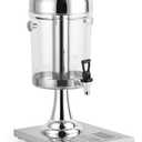2.2 Gallon Single Beverage Dispenser On Stand With Centre Ice Core And Drip Trays Durable And Long Lasting Easy To Use And Clean