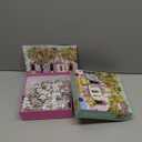 Galison Spring Terrace â€“ 1000 Piece Joy Laforme Puzzle Featuring a Magnolia Filled Neighborhood Day On A Spring Day