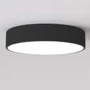 Flush Mount LED Ceiling Light, Dimmable 5CCT Modern Round Close to Ceiling Lighting Fixtures, Minimalist Black Ceiling Lamp,15.8 Inch
