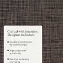 Chilewich Mini Basketweave Placemats - Woven Placemats Set of 4 - Reusable, Stain-Resistant, Indoor/Outdoor Tabletop Protection - Dark Walnut - 14" x 19.25" Oval