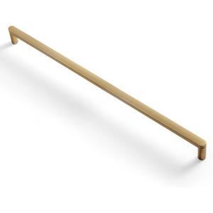 Goo-Ki 6 Pack 12 5/8 Inch Champagne Bronze Cabinet Pull Handle  Decorative Grooved Texture & Non-Slip Grip for Farmhouse/Industrial Cabinetry