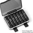 Am Pm Pill Organizer, Weekly Pill Box 2 Times A Day - Acedada 7 Day Pill Organizer with 7 Separate Containers, Portable Daily Medicine Dispenser Case for Vitamin, Fish Oils, Supplements, Stylish Blue