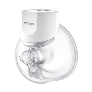 Momcozy Breast Pump S12 Pro Hands-Free, Wearable & Wireless Pump with Soft Double-Sealed Flange, 3 Modes & 9 Levels Double Electric Pump Portable, Smart Display, 24mm, 1 Pack, White