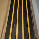 VEVOR Car Driveway Rubber Curb Ramps Heavy Duty 33069lbs Capacity Threshold Ramp 2.6 Inch High Cable Cover Curbside Bridge Ramp for Loading Dock Garage Sidewalk (1-Channel, 1Pack-Curb Ramp)