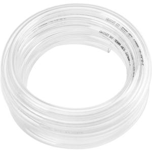 Eastrans Clear Vinyl Tubing Flexible PVC Tubing, Hybrid PVC Hose, Lightweight Plastic Tube, by 1/2 Inch ID, 25-Feet Length