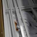 VBABY Foldable Baby Changing Table with Wheels, Certified Diaper Changing Station with Storage Drawers, 3 in 1 Portable Compact Diaper Table for Nursery, White