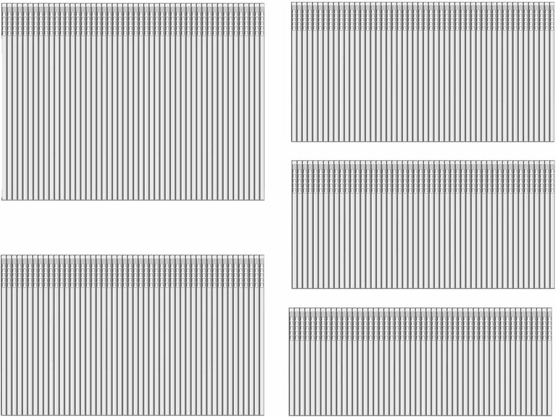 16 Gauge 304 Stainless Steel Multi-Pack Finish Nails,Suitable for Most Brand of 16 Gauge Pneumatic,Electric Finish Nailer or Nail Gun(1-1/4",1-1/2",1-3/4",2",2-1/2",3000-Count)