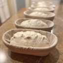Banneton Bread Proofing Basket, 2 Pack 10 Inch Oval Sourdough Proofing Basket, Sourdough Bread Baking Supplies for Making Baking Fermentation Food Storage Tools