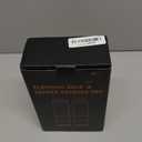 Electric Salt and Pepper Grinder Set, Automatic Salt and Pepper Grinder Set with Wood Base, Adjustable Coarseness, LED Light, One Handed Operation Electric Salt and Pepper Shakers(Wood Grain)