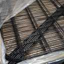 10 Panels Decorative Outdoor Garden Fence with Gate, 40 in(H) X 23.6 ft(L) Rustproof Metal Wire Panel Border for Yard, No Dig Temporary Tall Fence with Ground Stakes, Animal Barrier for Dog