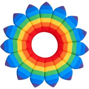 CheetahBoo Flower Rainbow Dog Flower Costume Dogs XS XXL Pride Bandana Collar Birthday Gay Halloween Costumes, M