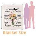 Sister Blanket Gifts from Sister, Sisters Birthday Gift Ideas, Gift for Sisters on Birthday Graduation, Christmas, Mothers Day, to My Sis Soft Throw Blanket 50"x60"