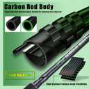 Sougayilang Spinning & Casting Catfish Rod,2 piece Medium Heavy Portable Travel Catfish Fishing Rod (SPIN8'0'')