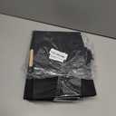 ZOOFOX Set of 2 Black Storage Baskets, Closet Storage Bins with Wooden Handles, Foldable Rectangular Storage Baskets for Shelves, Closets, Home, Office