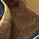 Dog Car Seat for Medium Dogs - Pet Car Seat with 2 Safety Straps & Waterproof Padding, Portable Pet Carrier for Cars, Trucks & SUVs, Comfortable Booster Bed for Pets Up to 55lbs (Black/Coffee)