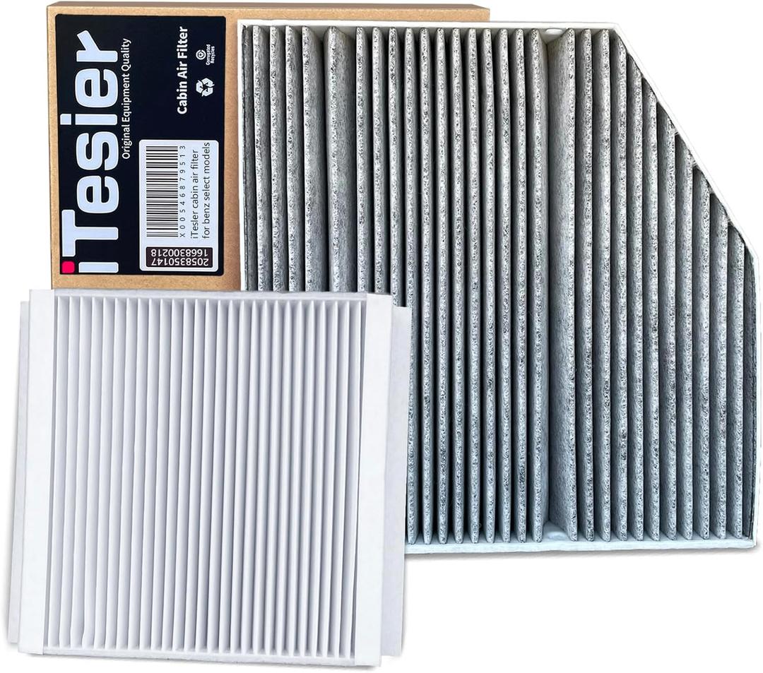 Cabin Air Filter for 2020-2024 Mercedes GLE350, GLE450, GLE580, GLS450, GLS580, GLE53 AMG, GLE63 AMG S, GLS63 AMG Select Models, Replaces 1678350200, 1678350400, CU19014, WP10707, WP10544