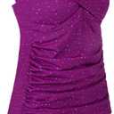 JINXUEER Women’s Plus Size Swimwear Floral Tankini Set Ruched Modest Two Piece Skirt Swimsuit (Purple, 22)