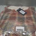 Women's Sherpa Lined Jackets Sherpa Turn-Down Collar Warm Winter Fleece Flannel Jacket for Women Trendy (Medium, Orange/Red), X-Small