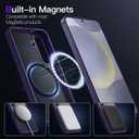 JETech Magnetic Case for Samsung Galaxy S24 5G, Compatible with MagSafe, Translucent Matte Back Shockproof Phone Cover (Cobalt Violet)