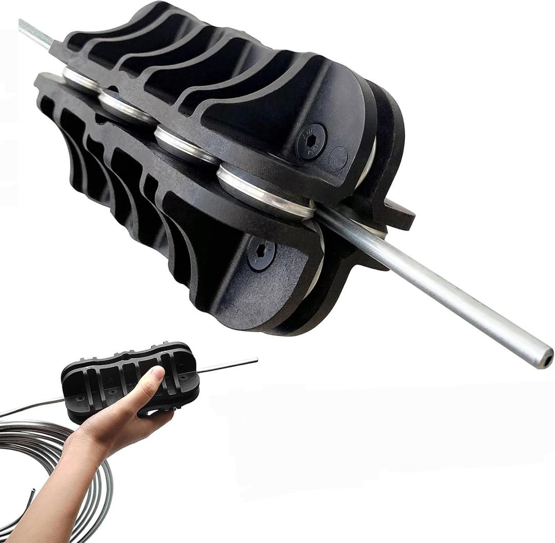 3/16 Inch Handheld Tubing Straightener, Tube Straightening Tool for Brake Line Fuel Line Copper/Aluminum/Steel Coils