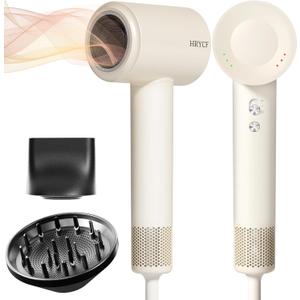 Hair Dryer,160000 RPM Blow Dryer with High-Speed Brushless Motor for Fast Drying, Professional Ionic Lightweight Hair Dryers, Thermo-Control Low Noise with Blow Dryers Diffuser & Nozzle