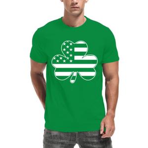St Patricks Day Shirt Men Saint Patricks Day Shirts Funny Irish Tee Tops (Large, Green)