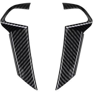 Carbon Fiber Style Steering Wheel Trim Cover Frame ABS Decal Interior Moulding AccessoriesFit for Honda Accord 2008 2009 2010 2011 2012 (No Button)