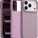 Magnetic for iPhone 17 Pro Max Case 6.9", Premium Liquid Silicone Case,[Compatible with Magsafe][Soft Anti-Scratch Microfiber Lining],Slim Thin Shockproof Phone Cover-Black Currant
