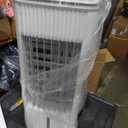 Evaporative Air Cooler, 25 Inch Swamp Cooler Air Conditioner w/Double Tanks, 7H Timer, 16ft Remote, 3 Ice Packs, 70 Oscillation, 3 Speeds & 2 Modes, 60W Portable Windowless Air Conditioner