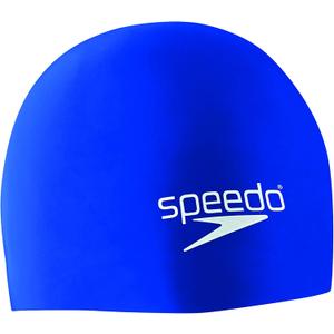 Speedo Unisex-Adult Swim Cap Silicone Elastomeric (Blue)