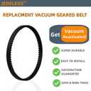 JEDELEOS Brush Roller Replacement Belt for Shark Navigator NV350 NV351 NV352 NV355 NV356 NV356E NV357 NV42 NV22 UV440 Lift-Away Upright Vacuum, Replace Parts 117FFJ with Wheels
