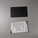 SPOTMINDERS Husband Valentines Day Gifts for Him Apple MFi Certified Wallet Tracker Works with Apple Find My Tracking Card for Wallet Card Rechargeable IP68 0.07in Slim iPhone Item Finder for Luggage (Black (Pack of 1))