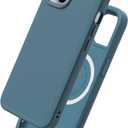 RhinoShield Case Compatible with Magsafe for iPhone 15 | SolidX - Reinforced Shock-Absorbing Slim Design Protective Cover with 3.5M / 11ft Drop Protection - Ocean Blue