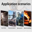 Respirator Reusable Half Face Cover Gas Mask with Safety Glasses, Filters for Painting, chemical, Organic Vapor, Welding, Polishing, Woodworking and Other Work Protection