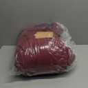 wantdo womens Winter Insulated Puffer Jacket (3X-Large Plus, Wine Red)