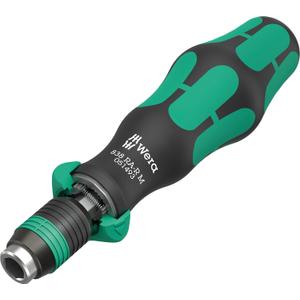 WERA - 05051493001-838 RA-R M Bitholding Screwdriver with Ratchet functionality, 1/4", 1/4" x 123.5 mm